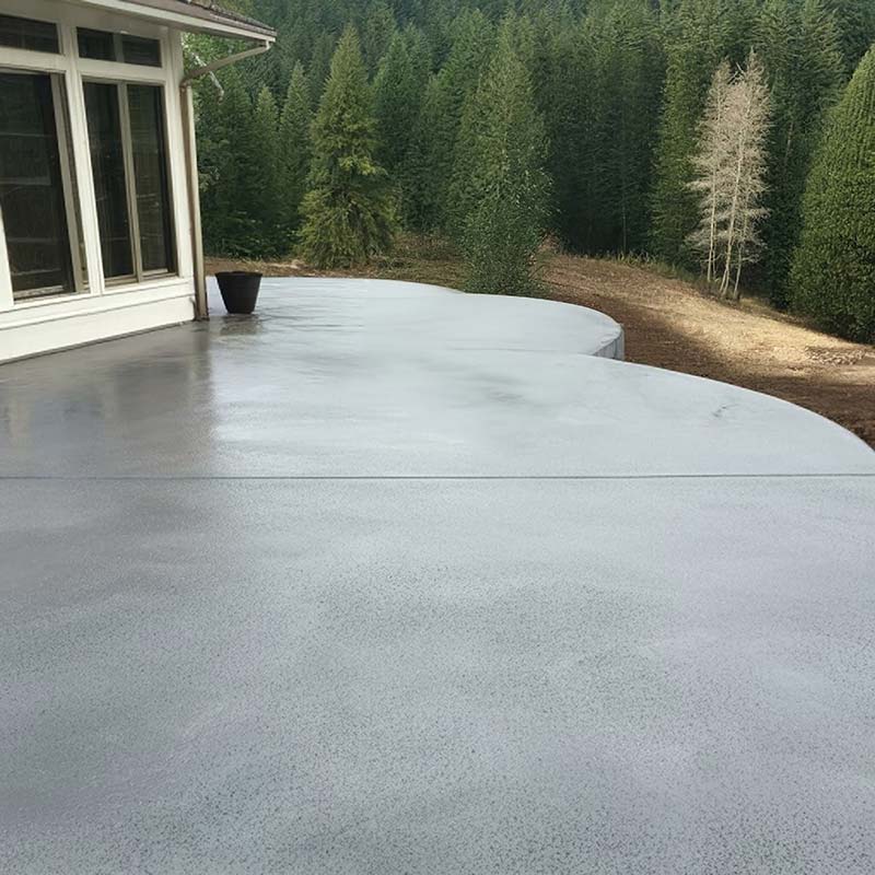 concrete pad