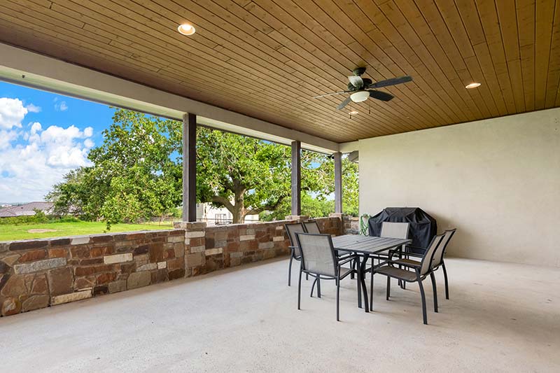 concrete porch
